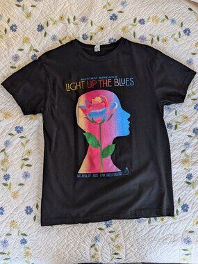 Neil Young/Stephen Stills black concert t-shirt from 2023 Sz M, Unisex
